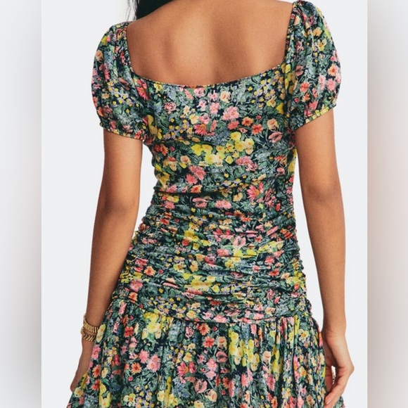 LoveShackFancy Ambrette Ditsy Floral Mini Dress NWOT - Picture 8 of 11